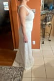 This was my #2 dress. It's very pretty and flattering on my figure. It felt not very supportive in my breasts. I ordered 4 dresses & came down to this one and my #1. I decided on my #1 because it fits just right in all areas. Love all the beautiful options Lulus has to offer. The size assistant helped tremendously. - Misty D.