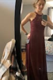 I ordered this dress for my sister's wedding in the summer! Fits my body so well! Just need to get it hemmed a bit as it's quite long! Could t be more happier or excited to wear this dress!! - Kaitlyn H.