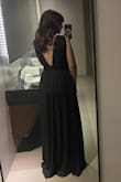 I loved using this dress, and with the help of some boob and clothing tape, the girls stayed in place. It ran a bit too long for my height, I kept tripping even with high heels, but everything else fit fine. - Monica A.