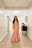 Fits perfectly. I wore 3 inch heels so that the dress would be in a perfect length. - Jeeranan A.