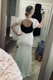 A very pretty dress- it looked great on. I did end up returning as I was not certain I wanted a lace dress. - Cass M.