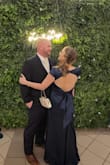 Loved this dress! Fit perfectly except for the length. It was incredibly long but I'm 5'4. I wore a sticky bra as no built-ins. It was tight around the rib cage area when clasped but the large was too big. Super perfect for a formal wedding. - Jamey L.
