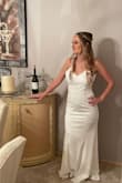 I was planning a backyard wedding and had this dress saved to find something similar in store!! When it was on SALLLEE I knew I had to buy it. I got married Saturday and not one person believed that I paid $75 (orig. $100) for my dress. I am so happy it was my perfect wedding dress - Jasmine K.