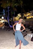 LOVE this skirt on summer nights! Flowy yet fitting! My Mexico Fav! - Jessalynn P.