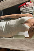I am so impressed with the comfort of this dress. The beading is intricate and beautiful. The bust is a little loose and I may need to have the straps tightened. - Camille T.