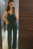 Great for a date night.  Wore well. Stretchy. Only issue was unzipping for the restroom. Could not zip it up myself and could not pull it down without unzipping. - Rebecca G.