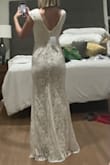 It fit perfectly, absolutely would need no alternations if in heels. I will end up cutting it off to make it short for the summer as I chose a different Lulus dress due to needing long sleeve. I considered sending it back since I chose the other dress but everyone agreed should keep it for next season! - Ashley B.