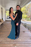 I loved the dress overall! Very sleek and classic and overall comfortable. Where the zipper closes above the waist was the only part I wish was a little bigger. The small fit me everywhere except there, so I had to exchange it for a medium. I also had to have it altered even with my tallest heels. The seamstress preserved the mini train, which was nice. She also shortened the lining quite a few inches so it wouldn't catch on my heels. - Lauren B.