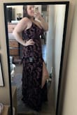I bought this dress for a formal event. I typically wear a large but ordered an XL to a sure it would fit since Lulus typically runs small. This was the perfect decision. It fits perfectly! I feel confident as it hides my belly chub perfectly!! - Lerin K.