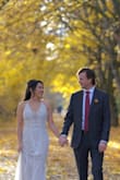 I had looked in many bridal shops for months and just could not find the perfect dress or they were too expensive. I decided to give Lulus a try and was shocked at how inexpensive their bridal dresses were. 
Being my second marriage,  I wanted to choose something that was off-white, had more sparkle and beading, showed my figure and made me feel absolutely confident as well as not break the bank. I ordered this dress and fell in love as soon as I tried it on. The small looked great, but had a couple of extra inches of space around the waist, so I ordered the extra small which fit perfectly. I would highly recommend getting two sizes to try for your body shape. 
Every detail from the beading, the design, the way the lines were placed, the fabric and the weight made this dress feel and look like I had paid thousands. The length was too long for me, but that's because I'm only 5' tall. With more time, I would have altered it. However I just picked up the extra fabric and it was great. Highly recommend!!! - Zayra O.