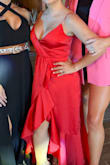The dress was phenomenal, i was very happy with the way it fit!!! - Jhoana K.