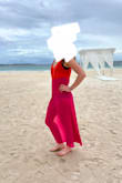 Ordered this dress in my usual size small but I ended up returning it and getting an XS and it fits well with plenty of room. It's lightweight and comfortable and dries quickly. Too sheer to wear as a regular dress but a very pretty swim cover up. - Bonnie N.