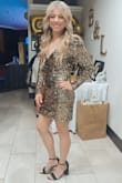 This dress was not only stunning on but fit perfectly. It was comfortable and I got so many complements. Highly recommend this dress! It's beautiful! - Nichole S.