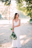 I had a Sarah seven dress that I spent way too much on tailoring. A hurricane canceled my wedding so I last minute replanned for the next day. I ordered this on a whim because I wanted something more comfortable and I ended up choosing this the day of. It fits amazing and washes so easily - Emily R.