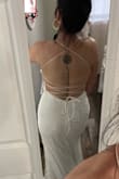 This dress exceeded all expectations! I ordered an 8 after speaking with a fit expert and it fits perfectly! Literally a dream. I love the back because you can adjust it tighter etc which is perfect if you have a large chest and need to perk them up! Great quality and perfect for our elopement in Savannah! - Victoria L.