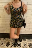 I was nervous to get this dress at first bc it had no reviews but IM SO GLAD I GOT IT!! I wore it to hoco and got a ton of compliments. My only complaint is that the straps arent adjustable but i did my own little adjustment for them to make them more haltered. and it's a pretty short dress but i wore spandex and it was fine. 
such a gorgeous dress. Need to find a different occasion to wear it to. - Ruby A.
