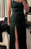 I received so many compliments on this dress! It was form fitting in the chest and flowed nicely at the hips. The color was stunning! - Taylor P.