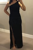 I read all the size reviews so I'm adding mine because they were very helpful. I ordered a medium and the dress fit perfectly for me. I don't like things too tight - the medium gave me enough room. Length was just to the floor so with heels it was good.  The fabric was a good weight and comfortable. I ordered from Canada so paid $30 duty, but it was still affordable since the product was great. - Susan L.