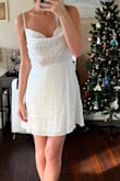 Loved this dress ordered a medium and was definitely too big. The small is MUCH better! - Jen F.