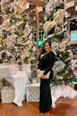 I really wanted a large clutch to hold all of my stuff and a clutch that would make a statement. I think I really achieved that. I love how it looked with this dress and I plan to use it for future events! It comes with a gold strap if you want to wear it on your shoulder too. - Taylor L.
