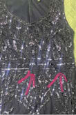 I have a couple of issues with the dress I have not used it I just tried it on and already there are sequins missing. Seems like I have already used the dress a couple of times and will not purchase this kind of material again. - Renata C.