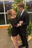 Fit perfectly. Perfect party dress. Warm enough for winter with the sleeves. I'm 5 foot tall 110 pounds.  Youll love it. - Brooke F.