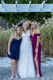 This dress is absolutely beautiful. It is so comfortable. I wore a skirt underneath, to give it a little poof. Highly recommend this dress. - Brittany B.