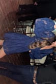 This dress had a stretchy waist so it will fit. The material was comfortable and the dress looked very flattering on me. I received many compliments! - Paige K.