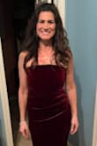 Beautiful red velvet holiday dress! I got a lot of compliments. It is so soft & velvety and it fit perfectly. - Teresa C.