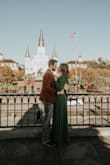 Please go by the measurements and not the normal S, M, L! I almost didn't buy this cause so many reviews had photos of someone who didn't measure their body! Y'all! 

This dress is elegant, lightweight, and fits perfectly! Was perfect for my NOLA engagement photos! - Ashley S.