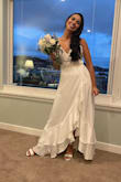 I used this dress for my wedding and it fits me perfect, so in love with this dress - Lizeth G.