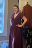 Wore this dress to my sister in laws wedding and it was absolutely perfect. I love how the elastic waist gave me a definition. It was a little big (ordered M), if I wasn't so pinched for time I may have purchased a small to compare. It was a little long as well even in 3-4 in heels but nothing unmanageable. If you're looking for a flattering dress for any occasion, this is it! - Sydney P.