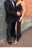 I loved this dress. Simple and elegant and perfect dress to dance the night away in. This dress was comfortable and stayed in place. Didnt have to constantly check dress placement. - Heather A.