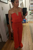 I'm short so I had it hemmed. I felt like maybe just a little camel toe happening but nothing major or noticeable. - Jahaira L.