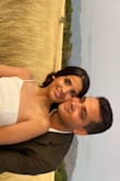 This dress fit perfectly. I bought it for my engagement pictures and it looked beautiful. The only problem is it's a little sheer on the back and the slit is a little high, nothing a pin can't fix. - Manuel R.