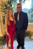 I usually wear a small to extra small and the extra small fit perfectly. I have pretty small boobs so for me it was perfect, not sure how anyone with D's would be in this dress. It's not a whole lot of coverage for that area. - Ansley G.