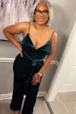 I purchased and wore the jumpsuit for my birthday and received so many compliments! The jumpsuit is made of good quality and fits well. - Christina J.