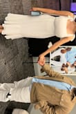 I wore this dress to my bridal shower and I felt so confident! I'm a size 32H so I was worried about the bust size of the dress but it actually fits perfectly. The details of the dress are beautiful. - Savannah H.