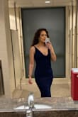 Needed a dress for a wedding I was attending and I wanted to try it on and instantly feel like this was the one. This is exactly how I felt when I put this on. It hugged the curves perfectly. It was long so had to get it hemmed. The bust was a tad big on me but nothing too terrible. The fabric has some stretch to it so it fit the booty and hips just right. I'm a size 6. Med tops. - Crystal P.
