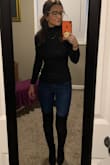 I know these must run a little small because I'm technically a size 4.5 in women's and these fit perfectly. Was a little worried they wouldn't stay up because I'm tiny but I had no issues with that. - Rachel M.