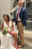 I loved this dress for my special day! It covered but revealed, flowed and held in all the parts! A bit too loose in my bust area, but a few stitches made it fit perfectly! Hot mama! - Donetta G.