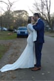 This dress was amazing, made me feel like a bride, and hugged my body so well! I cut the liner inside just below my butt and sowed it to the dress! Made it perfect! I love it and my husband thought it was gorgeous! - Mikayla H.