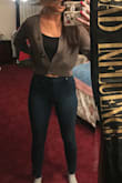 I cant say it enough how much I love these stretchy, skinny/tight jeans. I really am obsessed. I used to be a size 0 and now I'm a size 5/7. I bought the 27 in light and dark and for some reason the dark fit very tight yet the light fit perfectly. I didn't return because they fit my mom and sister in law too. So I gave it to them. Bought the 28 in dark and they fit perfectly. Not sure why that is. But it's best to go up in a size if you are in between sizes. - Diana F.