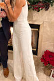Wore it on my wedding night. So easy to put on and wear. Super stretchy and lovely. I received so many compliments! - Christa D.