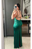 I wore this dress to a wedding in Puerto Rico, it was exactly what I was looking for. Great material but very delicate (You have to handle it with care) it fits perfectly. I love it. - Lisbeth M.