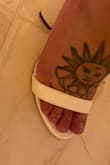 If you have slightly wider feet or any kind of a bunion your inner foot is going to stick out of the shoe, and the pinky toe will be smushed out of existence. Very cute, but without a wider area for the ball of your foot, it would be very uncomfortable. - Morgan