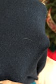 I was excited to receive this dress. When I received it it had dust or deodorant marks on the front of the dress and what looked like to be white animal hair. I was so disappointed and didn't bother to try it on. I quickly tossed it back in the bag and requested a return label. I better not be charged for the the dust/deodorant marks and animal hair. - Cheryl L.