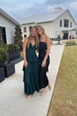 I was very hesitant to get it since I am taller than most girls, but it was a perfect fit! I got a small and it fit me like a glove and was comfy for the 4+ hours I wore it for. I got several compliments about it! Good guest dress for a wedding! - Aryn W.