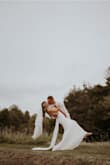 This dress was the perfect fit for me! Me and my husband planned our wedding in less than two months which left me no time to go to a bridal store and pick out a dress. Which brought me to here and have me the most perfect dress for my backyard wedding. 10/10 recommend!! - Lakin M.