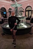 Had to size down because the waist was baggy but in the smaller size the crystals didn't really meet in the front. Still wore it and received tons of compliments. Definitely don't wear it with stockings, the crystals kept catching and ripping the stockings. Super fun to dance in! - Nicole U.